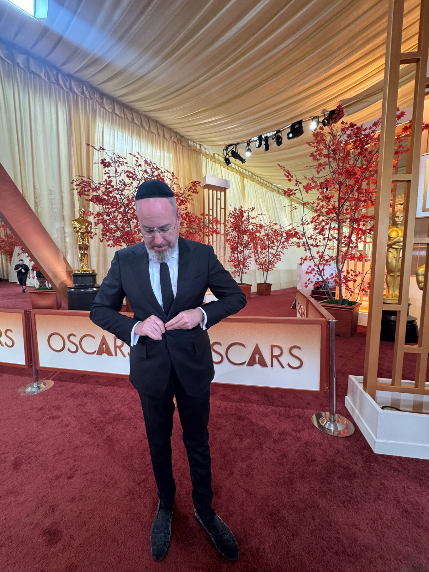 Adam J. Segal on the Oscars red carpet