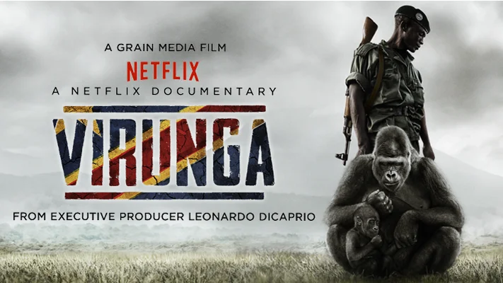 Virunga — Netflix documentary key art, from executive producer Leonardo DiCaprio