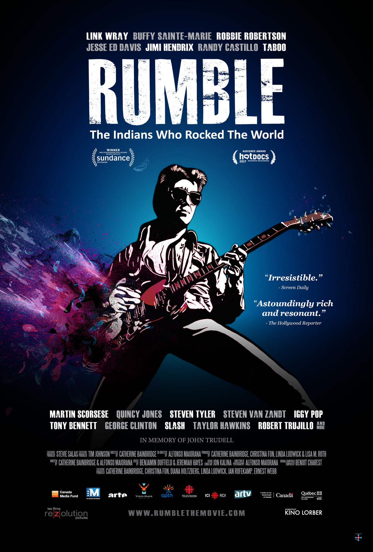 Rumble: The Indians Who Rocked The World — official film poster