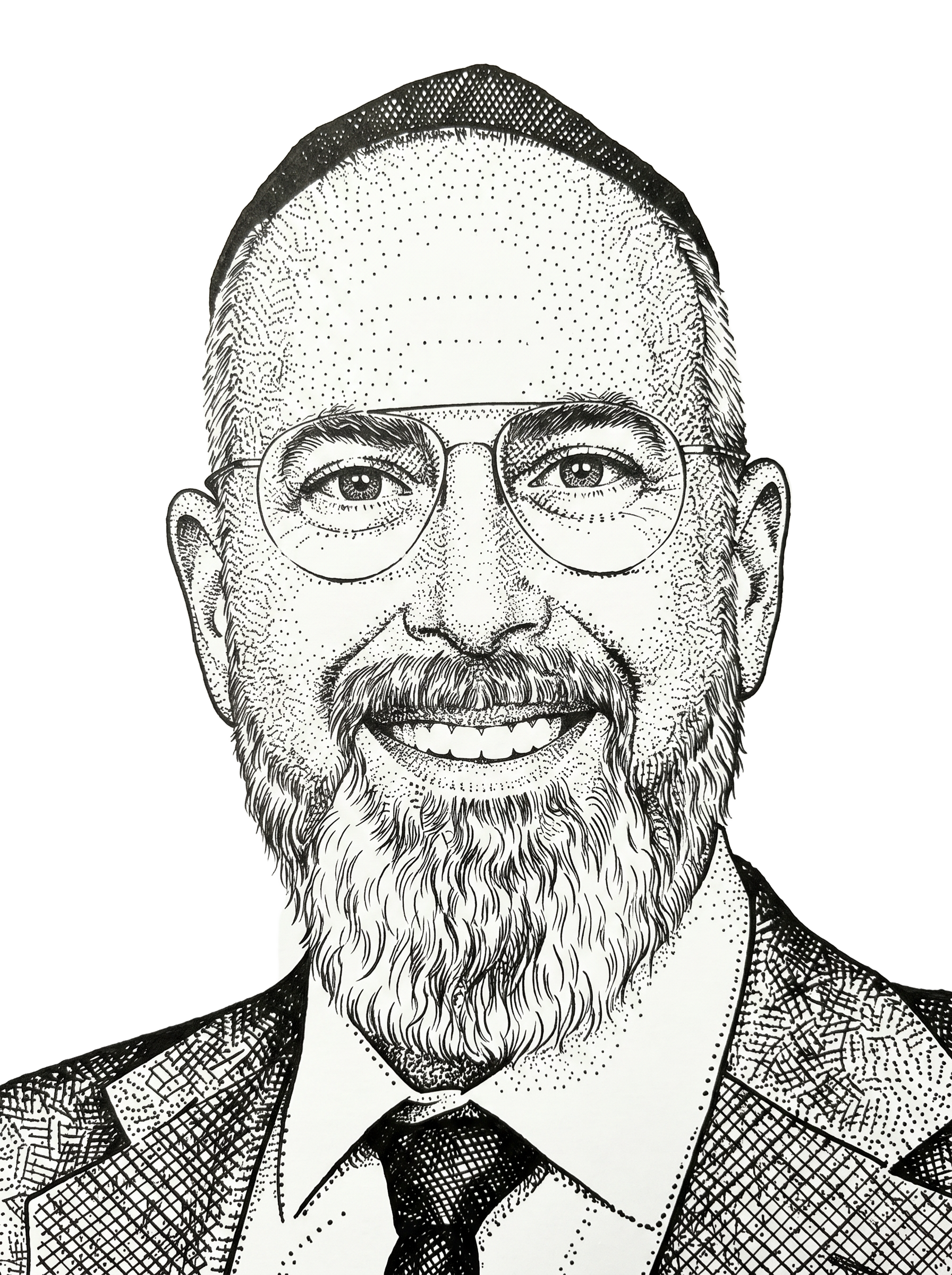 Adam J. Segal — Wall Street Journal hedcut portrait